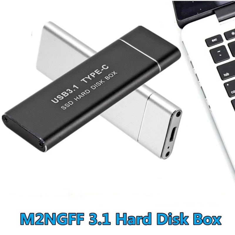 Hard Drive Enclosure USB 3.1 to M.2 SSD