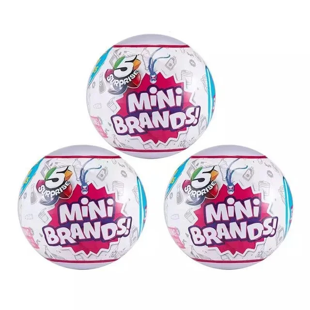 5 Surprise Mini Brands Collectible Capsule Ball Collectible Toys Anime Doll Blind Box Toys Surprise Christmas Children's Gifts 2