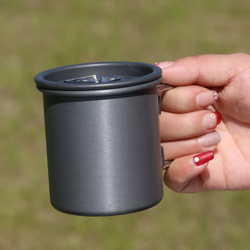 Folding cup 200ml/300ml portable home titanium kitchen tableware