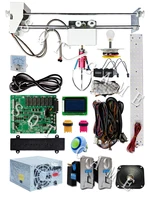 Toy Crane Kit Doll Machine DIY accessory Claw machine Slot machine game board Coin receiver, button wire harness, claw for crane 1