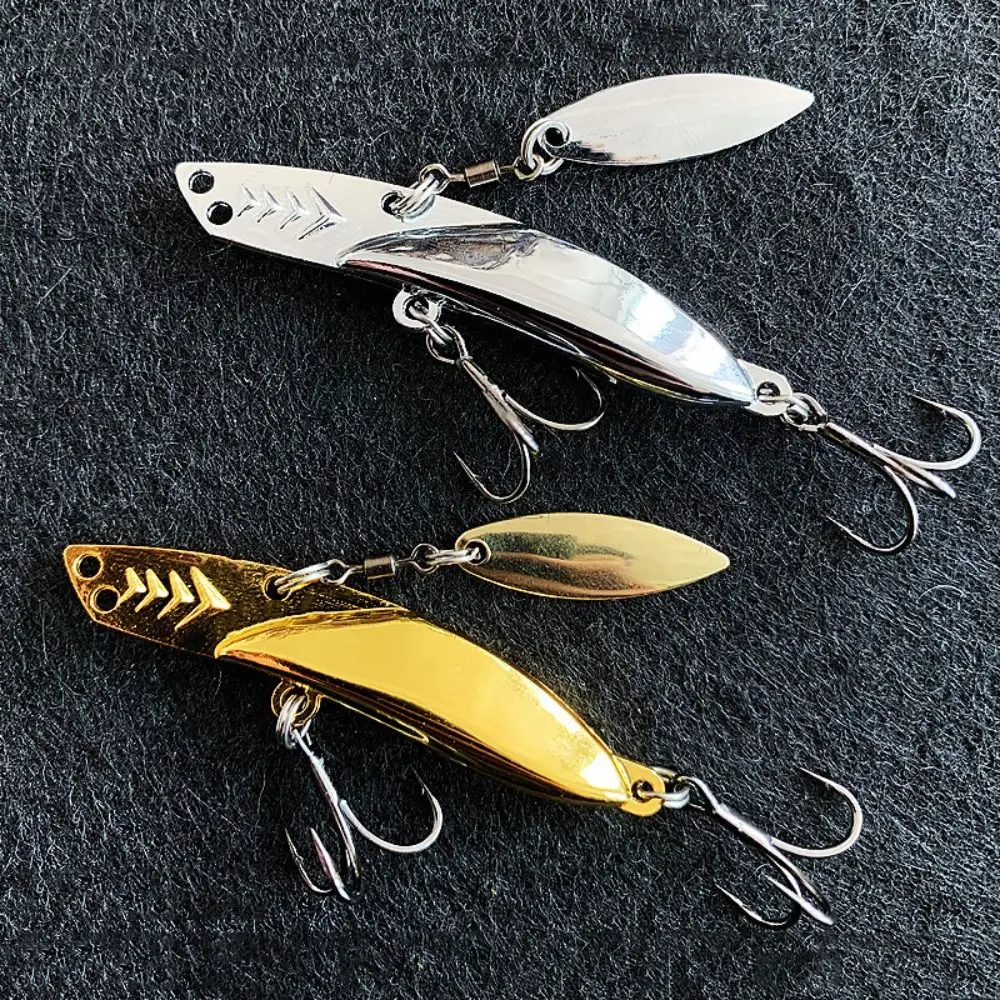 

10g/15g/20g Metal VIB Lure Long Cast Lure Silver Gold VIB Fishing Lures Deep Water Metal Artificial Pesca Bait Fishing