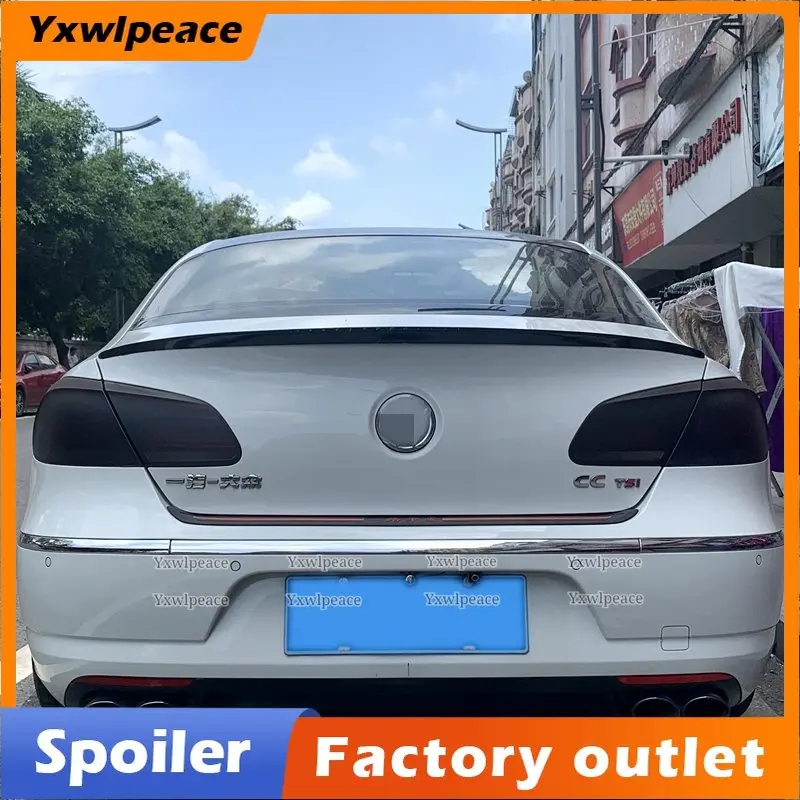 

For Volkswagen VW Passat CC 2009 -2016 High Quality ABS Plastic Unpainted Color Rear Trunk Spoiler Body Kit Parts