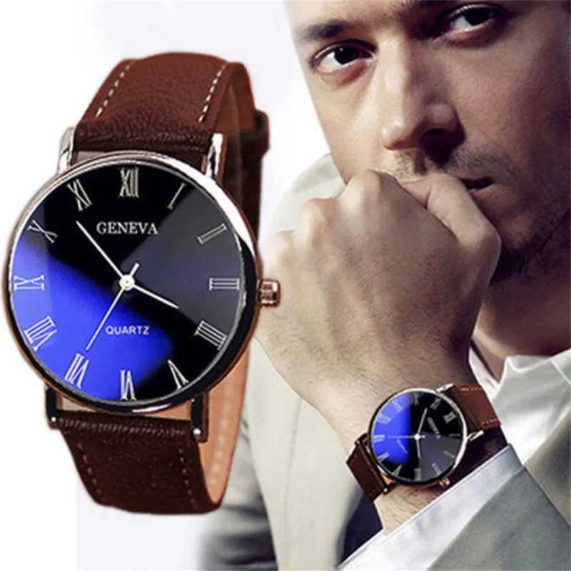 

Men's Watch Business Belt Watch Quartz Watch leather Band Quartz Wrist Watch