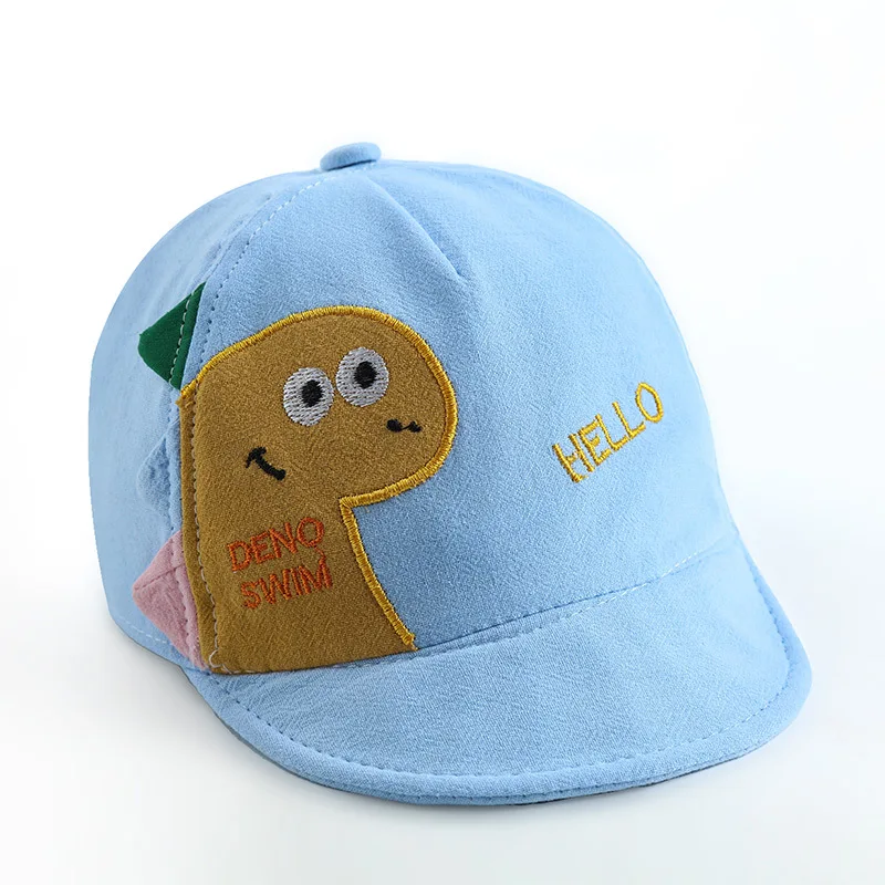 Baby Cartoon Dinosaur Hat Soft Cotton Boys Girls Baseball Cap Summer Outdoor Infant Girls Sun Hats_voghion.com