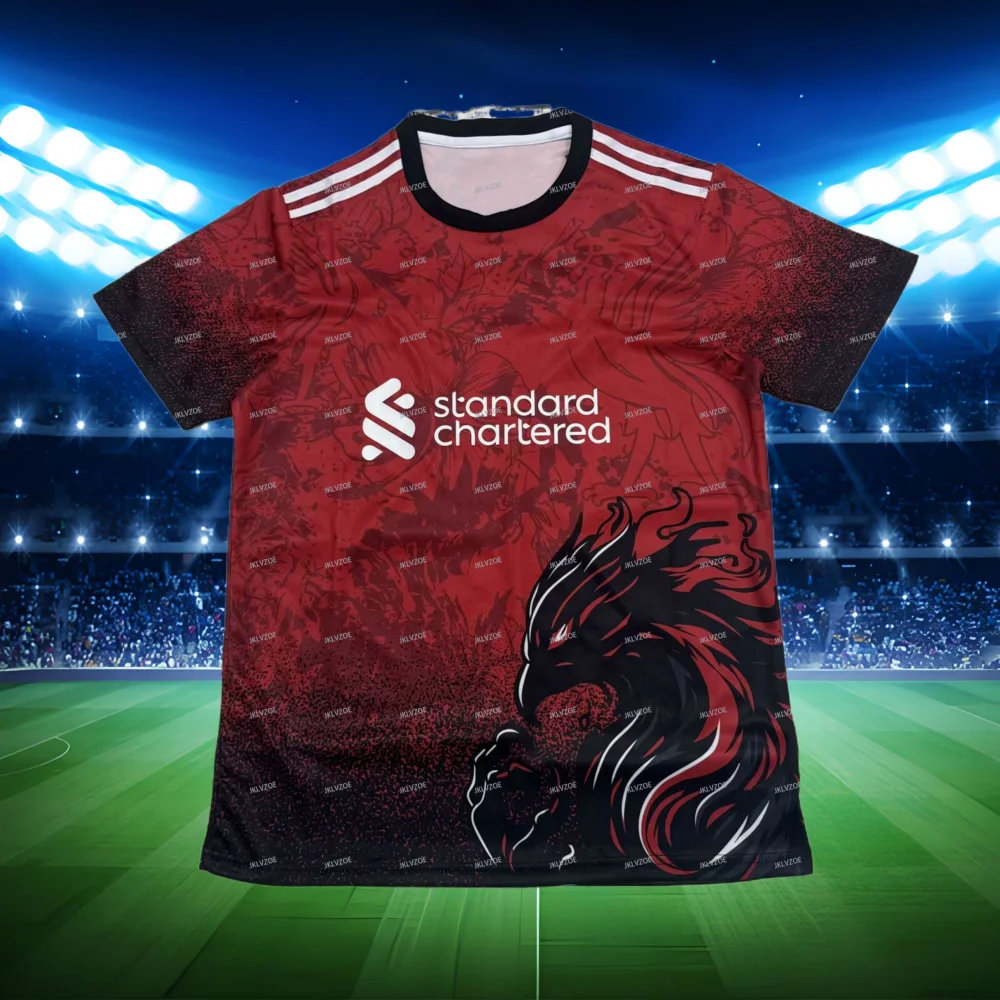 New Football Jerseys Warm-up Training Clothes T-shirt Children Men's Liverpool Special edition Football Jerseys