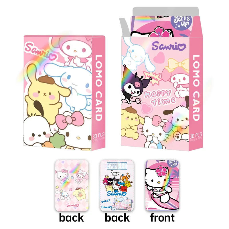 

Sanrio Kuromi Double-sidedCinnamon Dog Hello Kitty Boxed High-definition Color Printing Card Photo Cardcute Cartoon Anime
