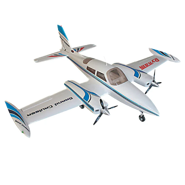 Dynam Cessna310 Wingspan 1300mm Airplane Modeling Dual-Engine Forward And Reverse Propeller Like Real Machine Electric Rc Fixed 6