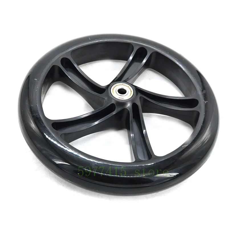 Scooter Wheel 200 mm PU Wheel Thickness 30 mm Bearing Hole 8mm