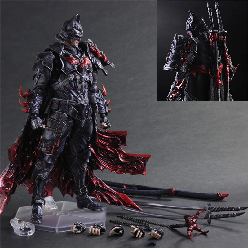 Play Arts Batman Action Figure Dc The Dark Knight Collection Doll Bushido Superhero Giocattoli Modello Mobile