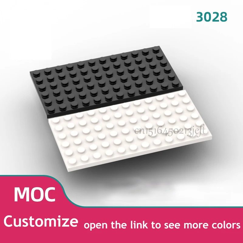 20 шт., 6x12 точек, тонкая Базовая пластина, строительные блоки, базовая пластина, создаем классические строительные детали, совместимые с 3028 игрушками