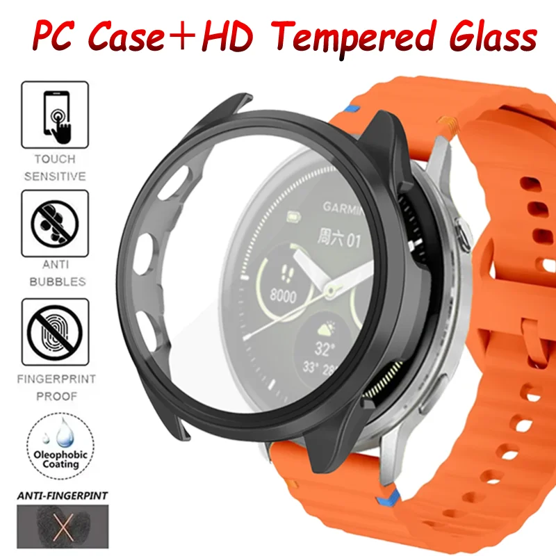 Enhanced Anti-Scratch Protective Shell with HD Tempered Glass