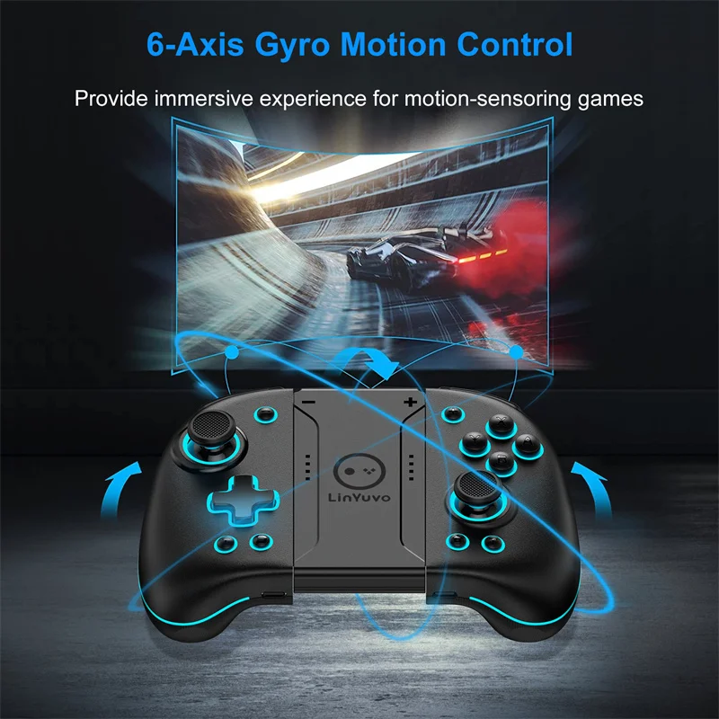 LinYuvo KS47 Joypad Mechanical Gamepad Controller 6axis Auto
