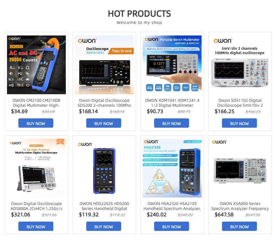 OWON Programmable DC Electronic Load OEL30 Series Digital Battery Capacity Teste