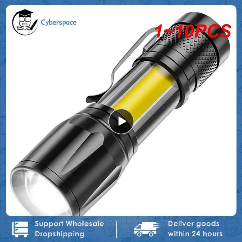 1~10PCS Maroktelefon újratölthető Búgás ledes Villanófény XP-G Q5 Villanyégő Lámpavas 2000lumen Alkalmazkodó m penlight Vízhatlan esőköpény Mali