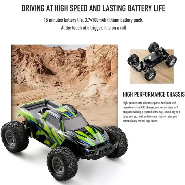 Max‘s New 801 Mountaineering Mini Remote Control Vehicle Off Road Car Drift Vehicle1:32 Children's Boy Toy Car 5
