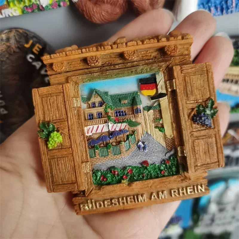 Germany Fridge Magnets Cuckoo Clock Mug Berlin Munich Dresden Frankfurt Freiburg Neuschwanstein Refrigerator Magnets Sticker magnetic fridge magnets magnetic sticker magnetic fridge stickers refrigerator decor