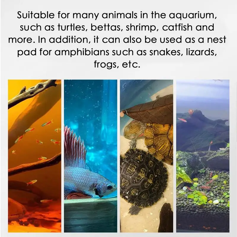 Aquarium Leaves Terminalia Catappa Leaves Betta Shrimp Leaves PH Balance Water Conditioner For Aquarium Turtles Shrimps Catfish Habitat