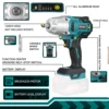 2000N.M High Torque Brushless Electric Impact Wrench Cordless 1/2" Wrench Drill Car Repair Power Tool For Makita 18V Battery 3