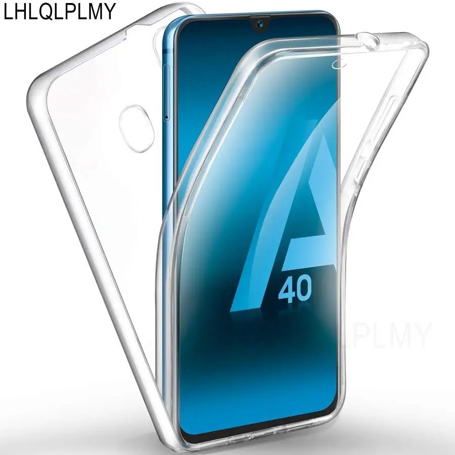 Двухсторонний прозрачный чехол для Samsung Galaxy A10 A40 A50 A70 A20S A30S A20E A21S M11 A41 A01 J5 J7 A7 J4 J6 A6 S6