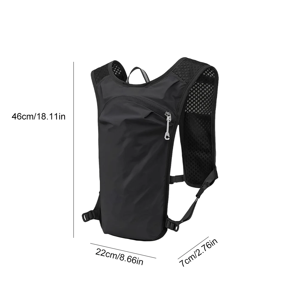 【Fast and Reliable Shipping】 Breathable Running Hydration Vest Lightweight Sports Backpack Multiple Pockets Cycling Water Pack Nylon Backpack for Climbing