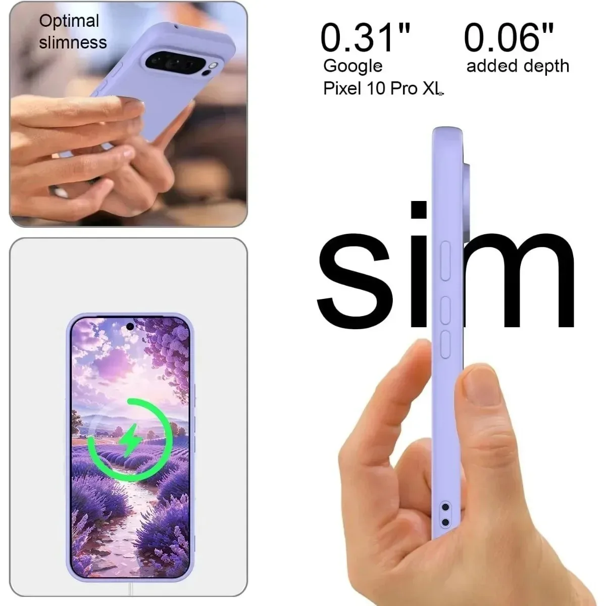 Premium Liquid Silicone Shockproof Phone Case - Skin-Friendly Protective Cover