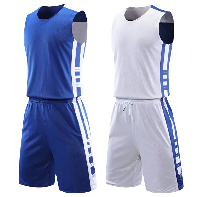 Men/ Women Double-Side Basketball Jerseys Suit College Mens Reversible Basketball Uniforms Sport clothing