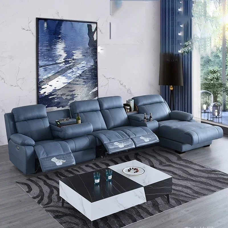 

Accent Sectional Sofa Recliner Chair Bed Lounge Modern Leather Electric Sofa Luxury Cheap Poltrona Relax Furniture Living Room