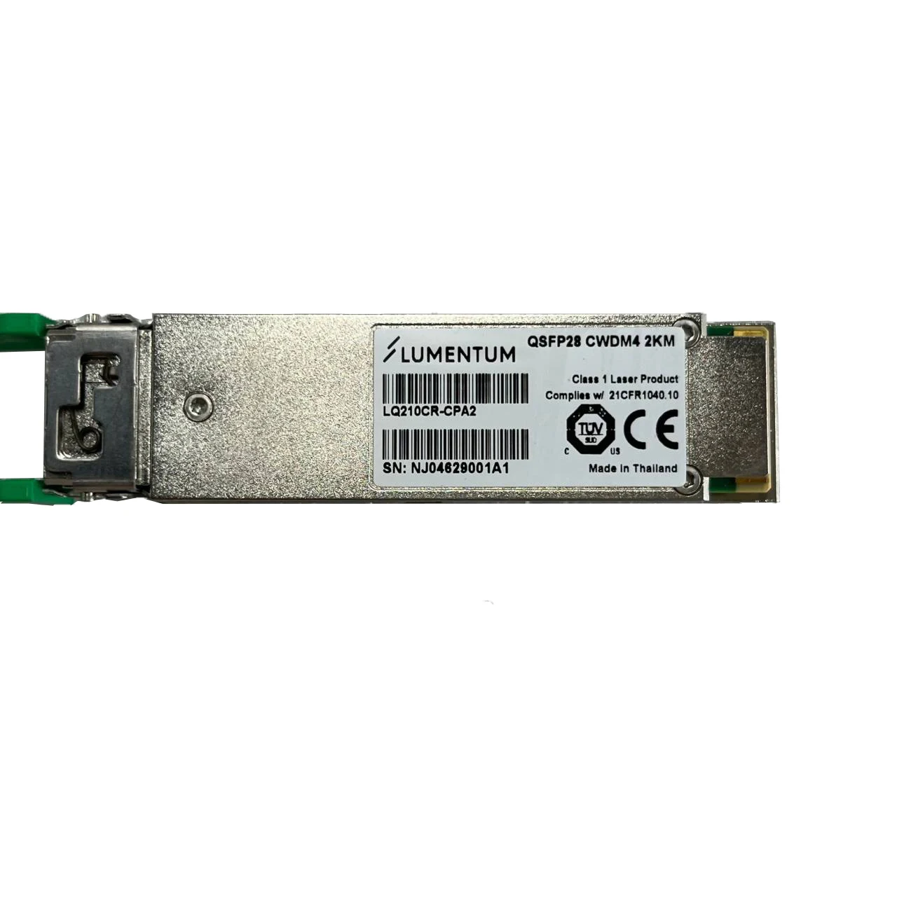 Original LUMENTUM LQ210CR-CPA2 QSFP28 100G LR 2km CWDM4 QSFP Optical Transceiver NJ04629001A1
