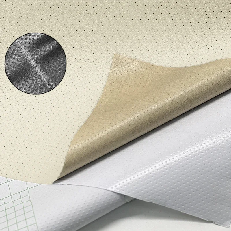 통기성 가죽 수리 패치 소파 자동차 좌석 의자 가구 PU 가죽 테이프에 대한 천공 된 자체 접착 가죽 수리 테이프