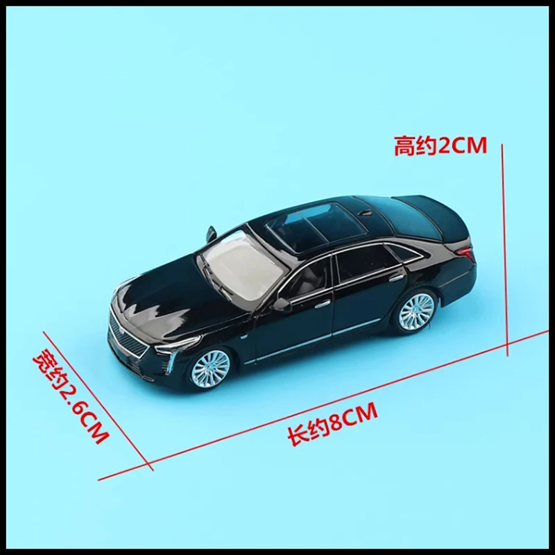 MASSDI 합금 1/64 스케일 캐딜락 CT6 CD1200 CD1204 자동차 모델 성인 클래식 컬렉션 디스플레이 선물 기념품 소년 장난감
