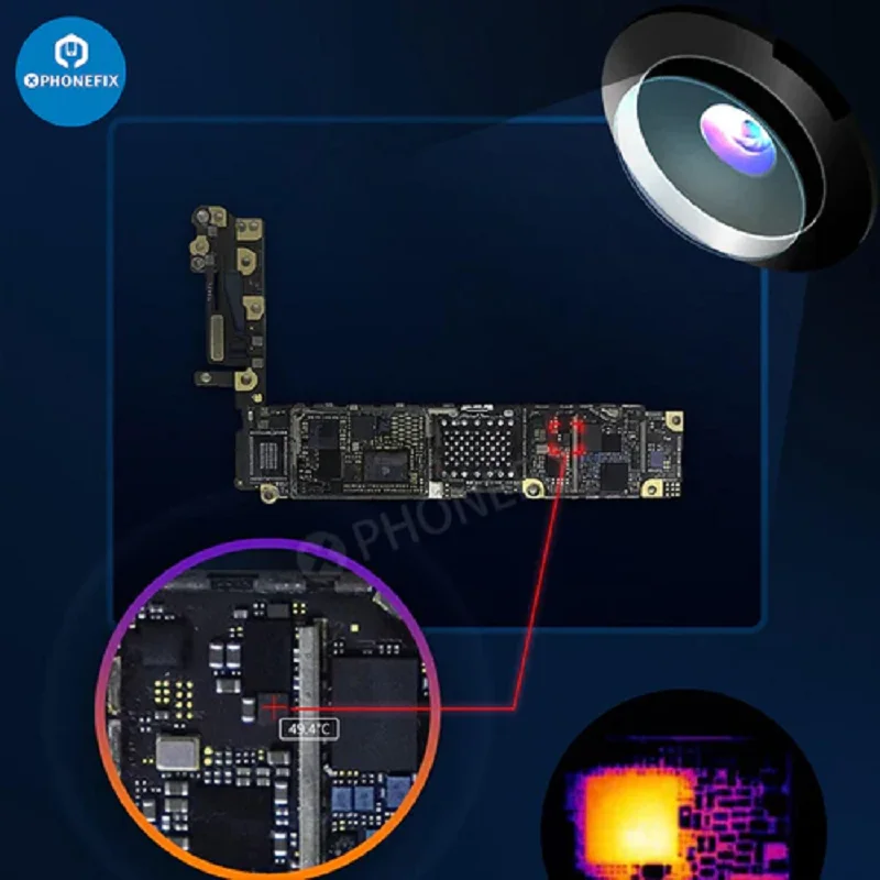 ShortCam ii Thermal Imaging Camera for Phones Motherboard PCB