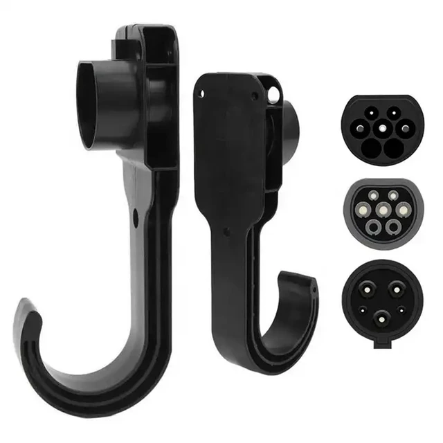 EV Charger Cable Holder Plug Type2 Type1 Holder Wall Mount Bracket