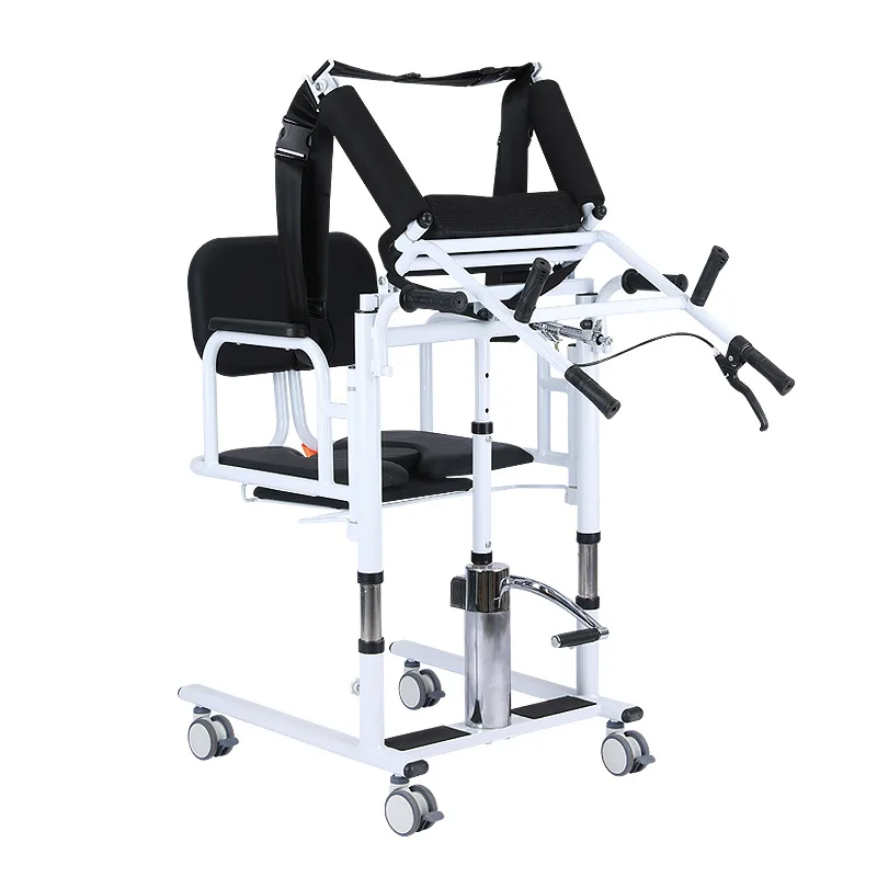 Patient Lift Transfer Chair Commode Chair Elderly Care Device Folding Shower Toilet Bathroom For Elderly and Disabled People with patient lift chair