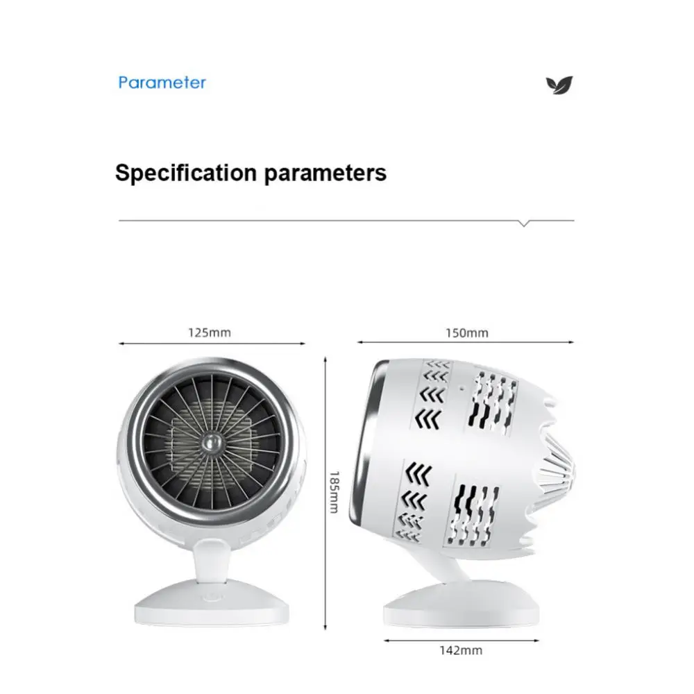 Desktop Air Purifier Anion Purification Deodorizer Ozone Ionizer Generator Dust Cigarette Smoke Remover Home Office Accessories