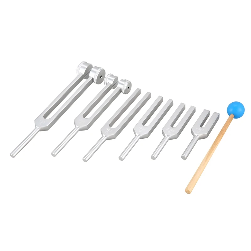 

30Pcs Aluminum 128Hz-4096Hz Tuning Fork Kit Healing Sound Vibration