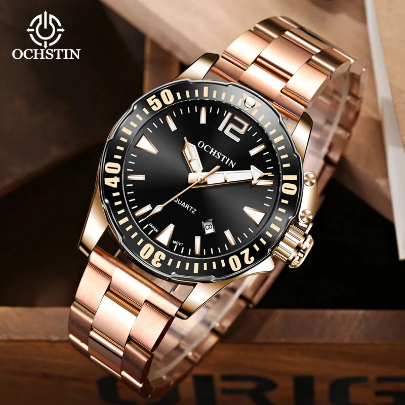 2023 OCHSTIN Top Brand Luxury New Men Quartz Man Watches Waterproof Luminous Watch for Men Date Chronograph Sport Wristwatch