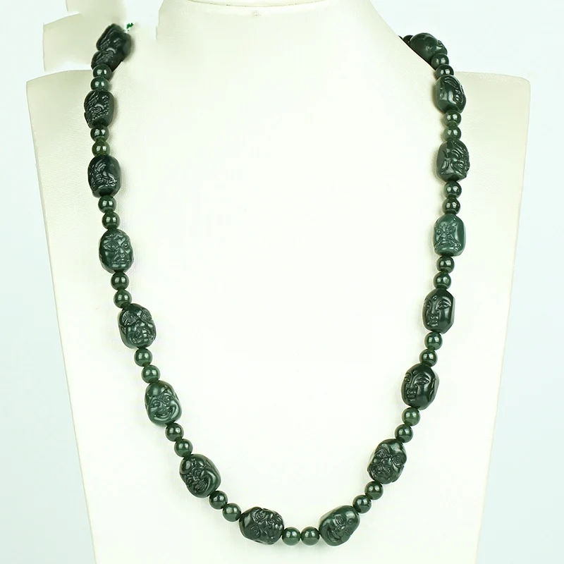 

Природный белый нефритовый браслет Carven Arhat с бусинами спиртный браслет для приведения Мала Браслет розовое искусство