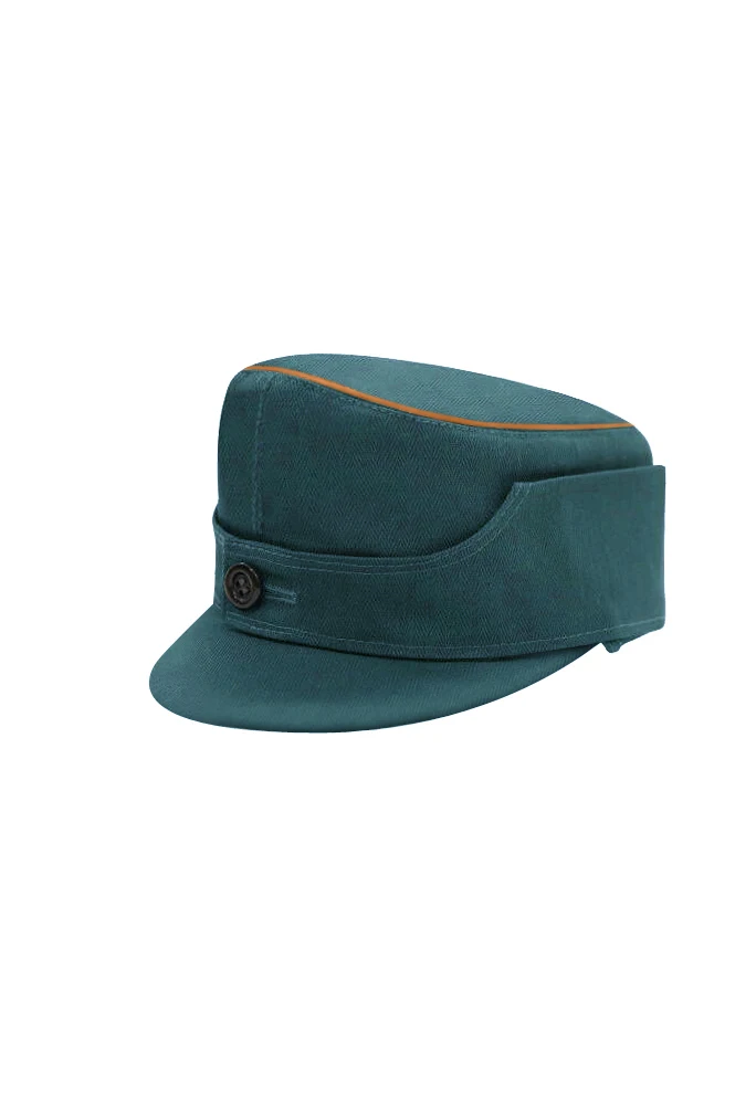 

GHFA-037-GDM Police Gendarmerie Gebirgsjager Single Button Bergmütze HBT Field Cap Piped