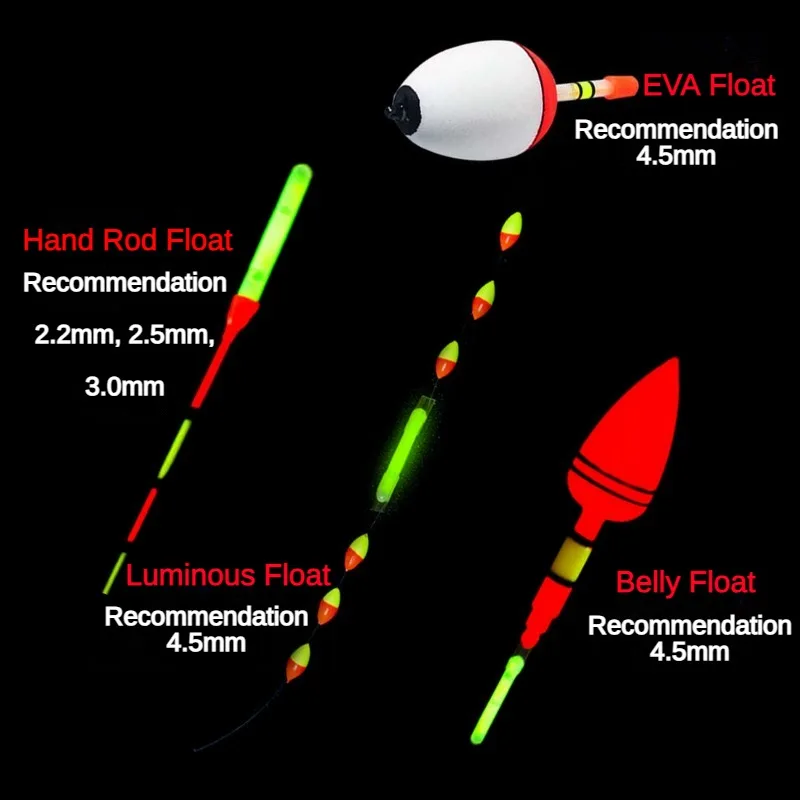 fishing glow stick 50/100PCS Fireflies Starlight Fishing Light Sticks 2.2-4.5 mm Fishing Float Rod Light Luminous Sticks Tackle Accessories
