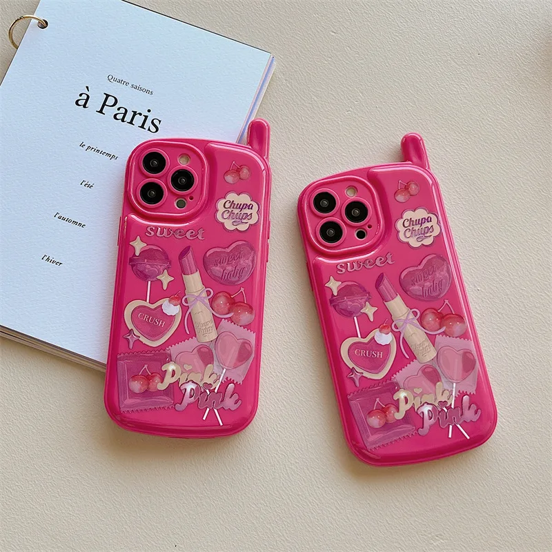 Una Custodia Per Telefono Con Lettere Inglesi Irregolari In Materiale - Foto 7