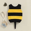 Infant Baby Fall Outfits Baby Girl Boy Bees Romper Set Baby Festival Clothes Baby Halloween Costumes 1