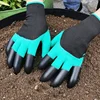 2pcs Luvas de jardim com garras, cavar, plantar, erva daninha e semente, sem esforo, proteger seus dedos e unhas 2