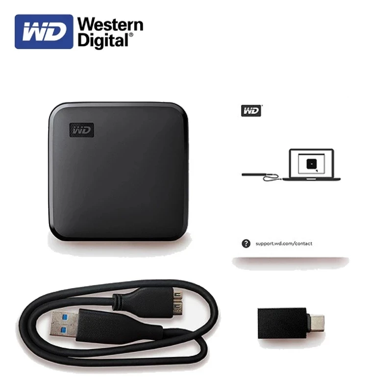 Western Digital Elements SE 480GB 1 ׶Ʈ 2 ׶Ʈ SSD ޴ ָ Ʈ ̺ USB 3.0 ̽, mac ȣȯ 