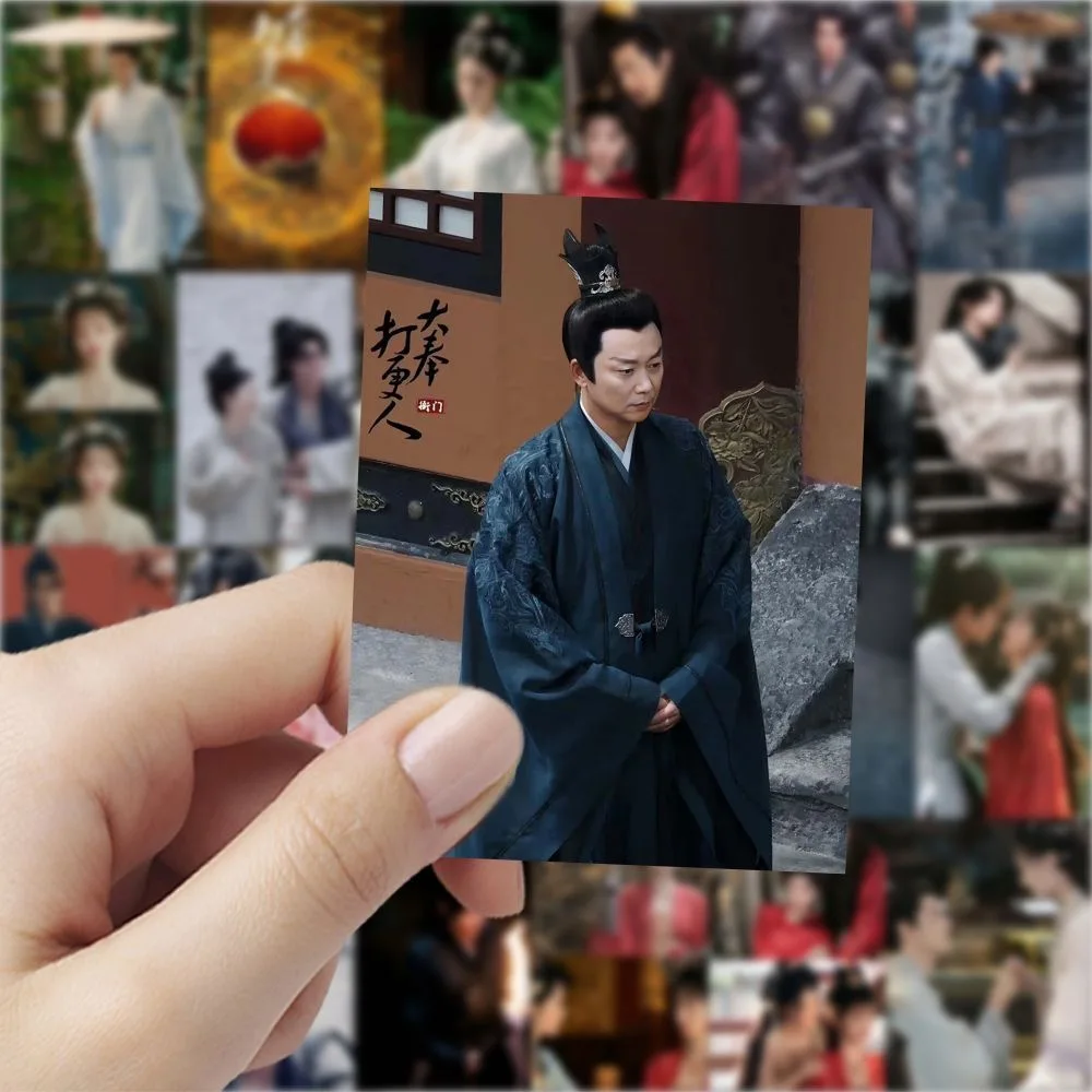 60PC/SET Dylan Wang Hedi Tian Xiwei Stickers TV Guardians Of The Dafeng Drama Stills Hand Account Materials Notebook Phone DIY