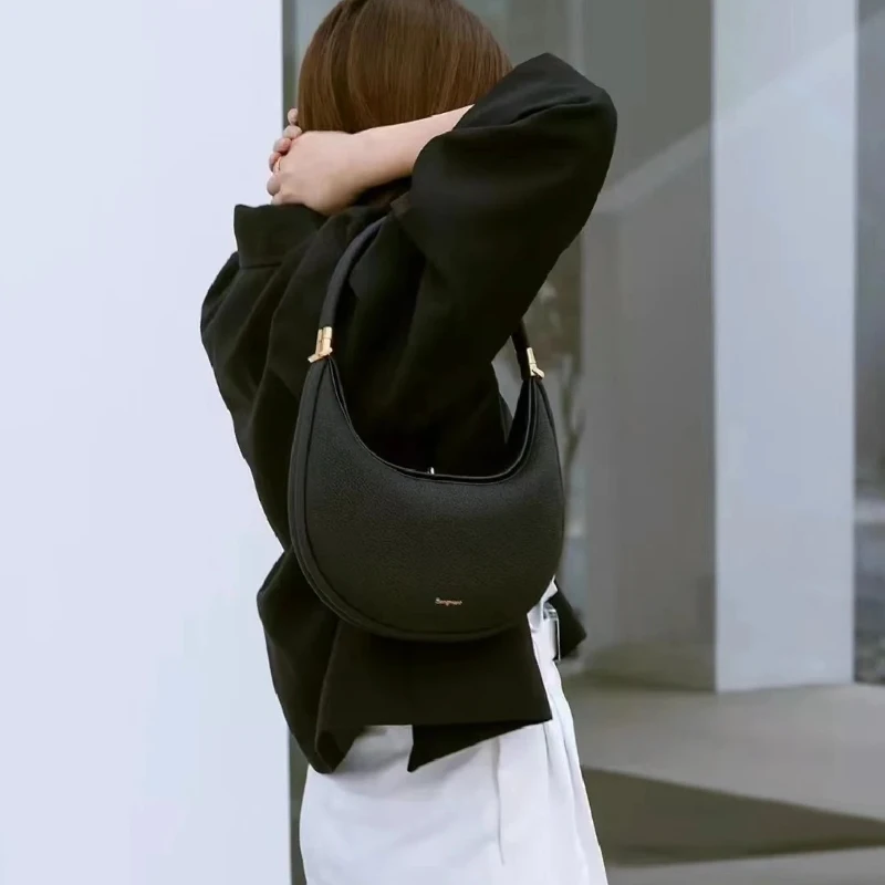 SONGMONT Half Moon Bag Series Moon Shaped Bag Personality Design Autumn And Winter New Product Shoulder Underarm luna Bags