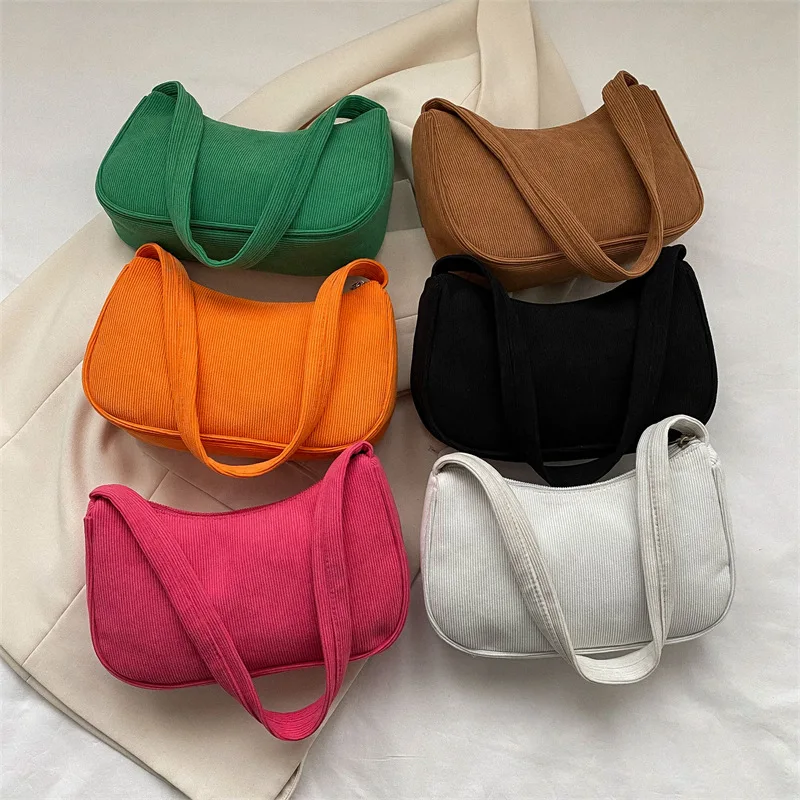 

Fashion Simple Small Square Bag Ladies Designer Solid Color Shoulder Underarm Bags for Women Handbag Vintage Mini Totes Bags