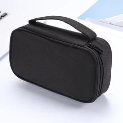 Travel Organizer Bag: Portable Waterproof Double - Layer Cable Storage Pouch (Black)