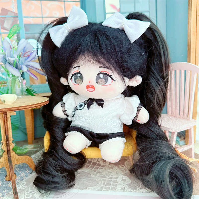 20cm Cute Plush Cotton Idol Doll Stuffed Star Figure Dolls No Attribute Fat Body Ancient Tang style Can Change Clothes Kid Gifts