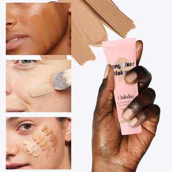 All in One Bb Cream Primer High Coverage Conceals Imperfections Long Lasting Oil Control Face Base Makeup Foundation for Women