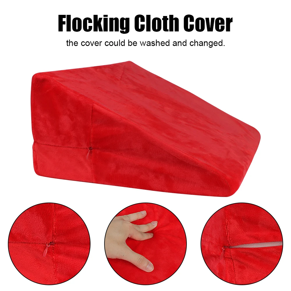 Sponge Sofa Bed Chair Position Cushion Triangle Sex Pillow Sex Furniture Aid Erotic Adult Games Tools For Couples Women